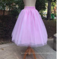 Women White Princess Tulle Skirt  Knee Length Junior Girls Lolita Cute Plus Size Grunge Jupe Female A Line Tutu Skirts New Puff